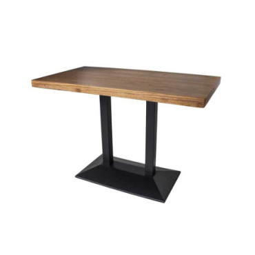 Table bistro double pied 110*60 H:75