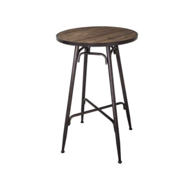 Table de bar plateau bois