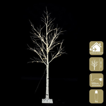 Arbre 96 Lumières Led Chaud