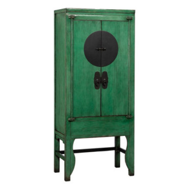 Armoire Vert Bois - Mdf 83,50x45x195cm