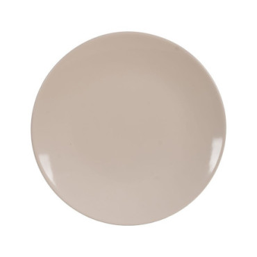 Assiette Plate Crème Stoneware Cuisine 26x26x3cm