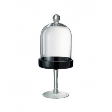 Cloche de verre sur pied Transparent de marque J-line