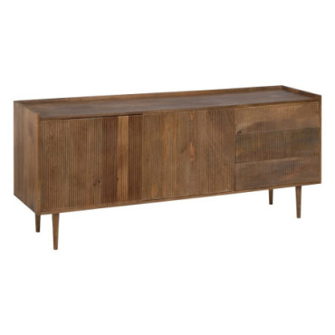 Bahut Naturel Bois De Manguier Salon 174x45x75cm