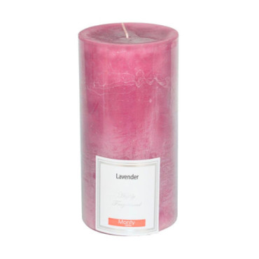 Bougie Cylindrique Parfumée Mauve 8,70x17cm