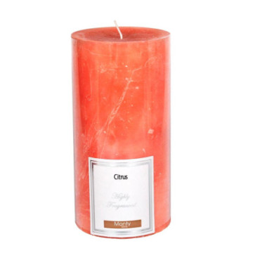 Bougie Cylindrique Parfumée Orange 8,70x17cm