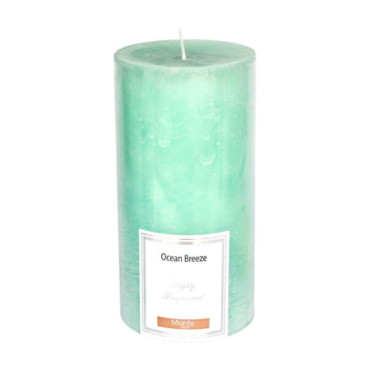 Bougie Cylindrique Parfumée Turquoise 8,70x17cm