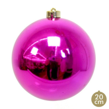 Boule Brillant Fuchsia 20x20x20cm