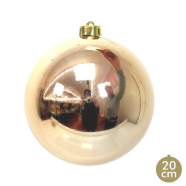 Boule Brillant Or Décoration De Noël 20x20x20cm