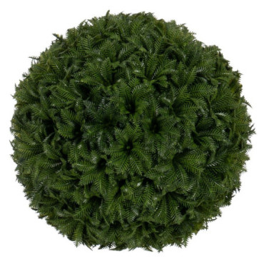 Boule De Buis Vert Pvc Décoration 20x20cm