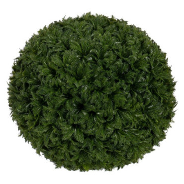 Boule De Buis Vert Pvc Décoration 24x24cm