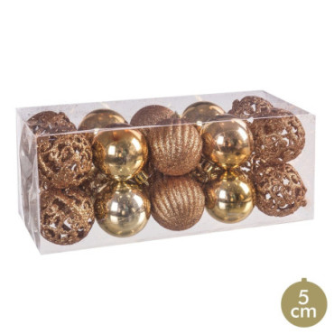 Boules Formes Cuivre 5x5x5cm Set de 20