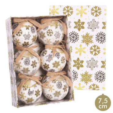 Boules Memory 7,50x7,50x7,50cm Set de 6