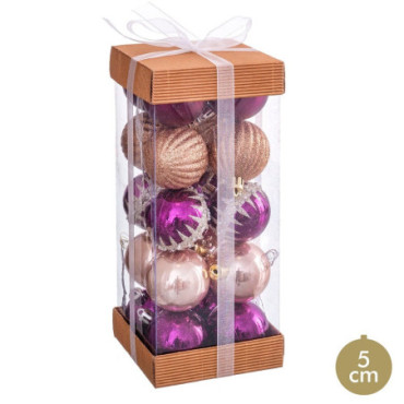 Boules Mixte Pvc 5x5x5cm Set de 20