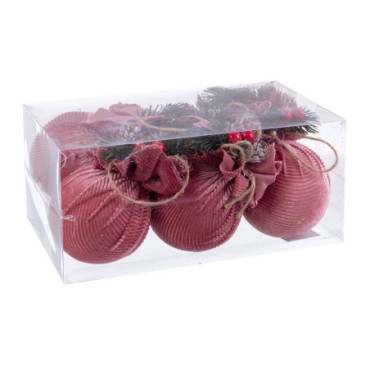 Boules Pana Acebo Rose 6x6x6cm Set de 6