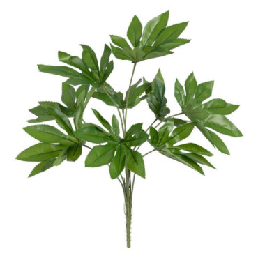 Branche Fatsia Vert Pvc 52x56x56cm