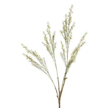 Branche Fleurs Blanc Artificiel 40x12x130cm