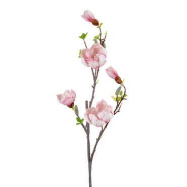 Branche Magnolia Rose Artificiel 18x38x110cm