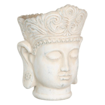 Cache-Pot Bouddha Terre Cuite Est 18,40x18,40x25,60cm