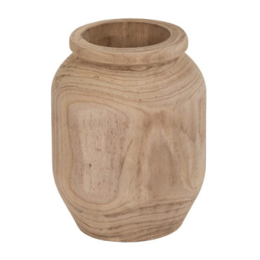 Cache-Pot Naturel Bois Paulonia 26x36x47cm