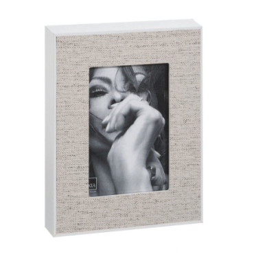 Cadre Photos 10X15 Blanc - NaturelMdf - 21,60x3,50x16,60 C