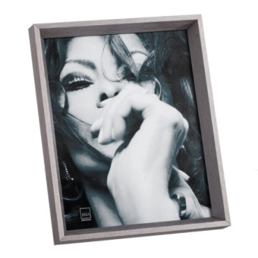 Cadre Photos 20X25 Argent Mdf - 23,30x3x28,40cm