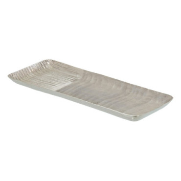 Centre de Table Argent Aluminum 38,50x15x2,50cm