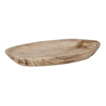 Centre de Table Naturel Bois Paulonia 48x25x5cm