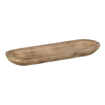 Centre de Table Naturel Bois Paulonia 49x15x4,50cm