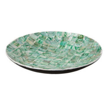 Centres Table. Aquamarine Nacre 50x50x4,50cm