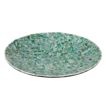 Centres Table. Aquamarine Nacre 70x70x7cm