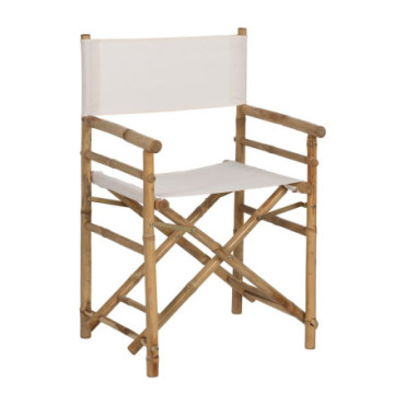 Chaise Réalisateur Naturel Bambou 58x46x90cm