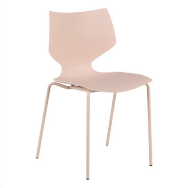 Chaise Rose Pp Salon 43x42x79cm