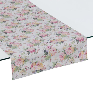 Chemin De Table Fleurs 50x150cm