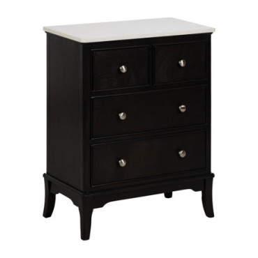 Commode Noir Marbre - Dmf Mods 60x33x75,50cm