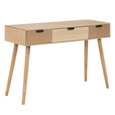 Console Café Mdf - Bois Coffee 110x40x77cm