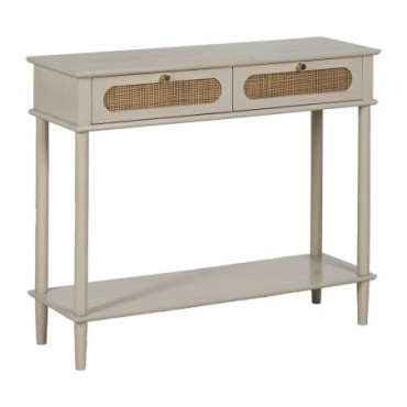 Console Gris Clair Mdf - 90x30x75cm