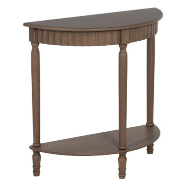 Console Marron Mdf - Bois 71x30x71cm