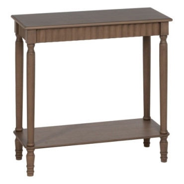 Console Marron Mdf - Bois 71x30x71cm