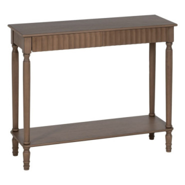 Console Marron Mdf - Bois 90x30x75cm