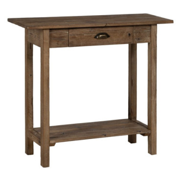 Console Naturel Bois 90x34,50x81cm