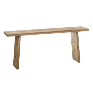 Console Naturel Bois De Pin Entrée 183x38x76cm