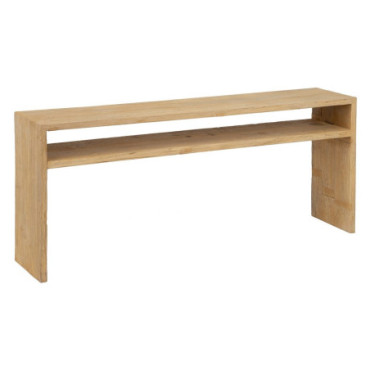 Console Naturel Bois De Pin Entrée 190x40x80cm