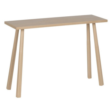 Console Naturel Mdf - Bois 106x35x75cm