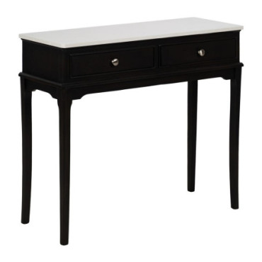 Console Noir Marbre - Dmf Mods 90x33x76cm