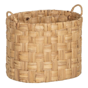 Corbeille Fibre Naturelle Décoration 45x35x41cm Set de 3