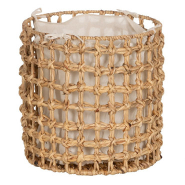 Corbeille Fibre Naturelle Décoration 45x45x45cm Set de 3