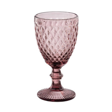 Coupe Rose Verre. Décoration 9x9x17cm