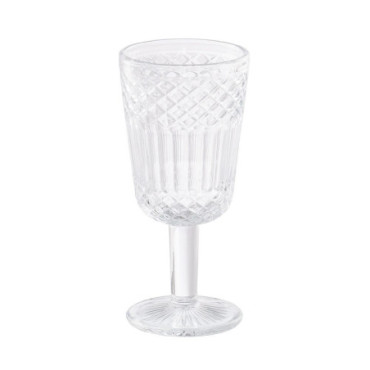 Coupe Transparent Verre. Décoration 8x8x17cm