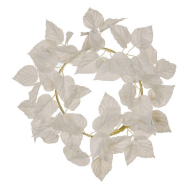 Couronne Blanc Pvc Jardin 30x30cm