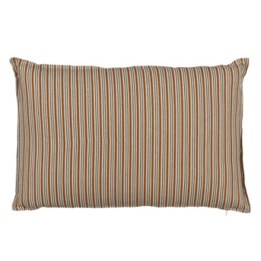 Coussin Beige - Brun 100% Coton Décoration 60x40cm